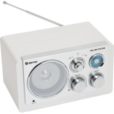 RADIO DENVER DE DISE&Ntilde;O MODERNO BLANCA