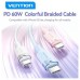 CABLE USB-C A USB-C 3A 2 M BLANCO VENTION (Espera 4 dias)