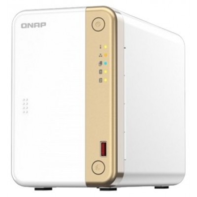QNAP TS-262 NAS Torre Ethernet Oro, Blanco N4505 (Espera 4 dias)