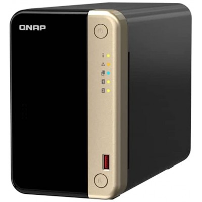 QNAP TS-264 NAS Torre Ethernet Negro, Oro N5095 (Espera 4 dias)