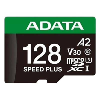 ADATA Speed Plus microSDXC UHS-I 128GB U3 V30 A2 ADATA Speed Plus microSDXC UHS-I 128GB U3 V30 A2