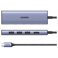 Ugreen 20956A hub de interfaz USB Tipo C 5000 Mbit/s Plata (Espera 4 dias) Ugreen 20956A hub de interfaz USB Tipo C 5000 Mbit/s Plata (Espera 4 dias)