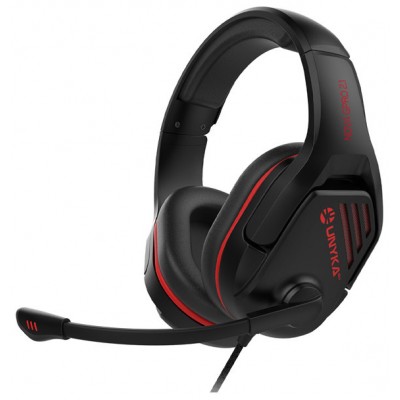 HEADSET GAMING UNYKA NOVA GPRO 2.1 BLACK MICROFONO