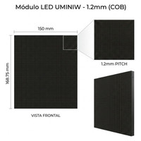 UNILUMIN MODULE 150X168.75 FOR CABINET UMINIW 1.2 LED COB SIZE: 600X337.5 MM BRIGHTNESS: 800 NITS REFRESH RATE 3840HZ MAINTENANCE FRONT (AUN2E4869B) (Espera 4 dias)