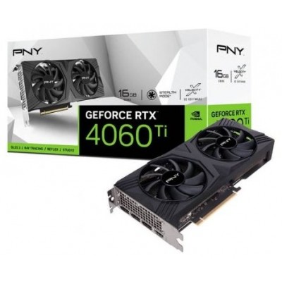 VGA GEFORCE PNY RTX4060 VERTO OC DUAL FAN DLSS 3 16GB GDDR6 (Espera 4 dias)