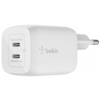 Cargador De Pared Belkin Wch013vfwh Doble Usb-c Gan