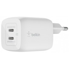 Cargador De Pared Belkin Wch013vfwh Doble Usb-c Gan