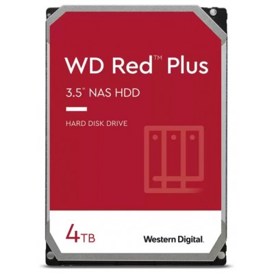 HD 3.5" 4TB WESTERN DIGITAL RED PLUS 256MB (Espera 4 dias)