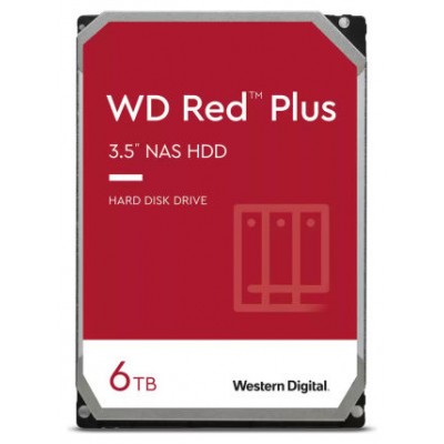 WD Red Plus NAS WD60EFPX - DDsco duro - 6TB - interno