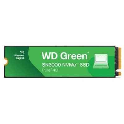 2 TB SSD SERIE M.2 2280 PCIe GREEN NVME SN3000 WD (Espera 4 dias)