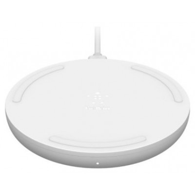 Belkin WIA001BTWH cargador de dispositivo móvil Teléfono Blanco Corriente alterna Cargador inalámbrico Carga rápida Auto (Espera 4 dias)