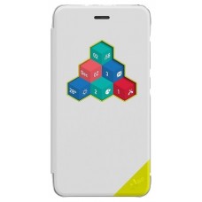 FUNDA FOLIO WICUBE WHITE LENNY3 WIKO (Espera 4 dias)