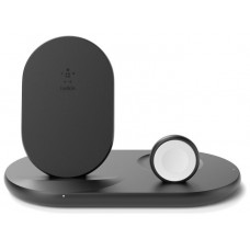 Base De Carga Inalambrica Belkin Wiz001vfbk 3 En 1