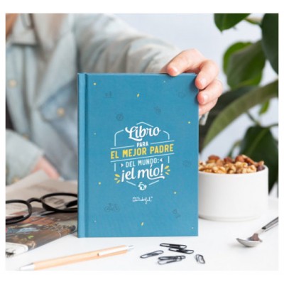 Mr. Wonderful WOA10049ES cuaderno y block 72 hojas Azul, Blanco, Amarillo (Espera 4 dias)