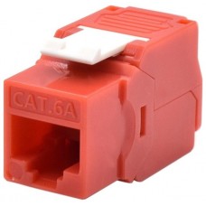 WP Keystone Cat. 6a UTP RJ45/Hembra  Rojo