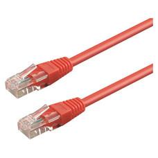 WP WPC-PAT-6U005R cable de red Rojo 0,5 m Cat6 U/UTP (UTP) (Espera 4 dias)