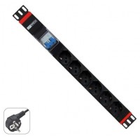 WP WPN-PDU-G02-06 unidad de distribución de energía (PDU) 6 salidas AC 1U Negro, Rojo (Espera 4 dias)