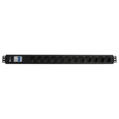 WP WPN-PDU-G02-12 base m&uacute;ltiple 2 m 12 salidas AC Negro (Espera 4 dias)
