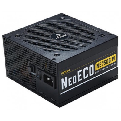 FUENTE ALIM. MODULAR 750W 80+ GOLD NEOECO NE750G M ATX ANTEC (Espera 4 dias)