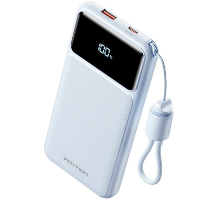 POWER BANK 10000mAh 22.5W + CABLE USB-C BLANCO VENTION (Espera 4 dias) POWER BANK 10000mAh 22.5W + CABLE USB-C BLANCO VENTION (Espera 4 dias)
