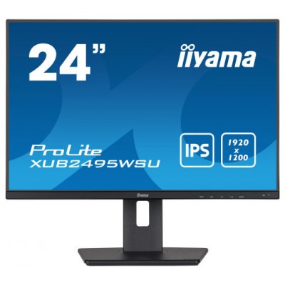 iiyama ProLite XUB2495WSU-B5 pantalla para PC 61,2 cm (24.1") 1920 x 1200 Pixeles WUXGA LCD Negro (Espera 4 dias)