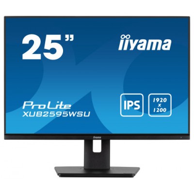 iiyama ProLite XUB2595WSU-B5 pantalla para PC 63,5 cm (25") 1920 x 1200 Pixeles WUXGA LED Negro (Espera 4 dias)