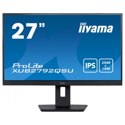 iiyama XUB2792QSU-B5 pantalla para PC 68,6 cm (27") 2560 x 1440 Pixeles Full HD LED Negro (Espera 4 dias)